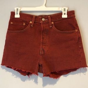 NWOT Levi’s 501 denim shorts